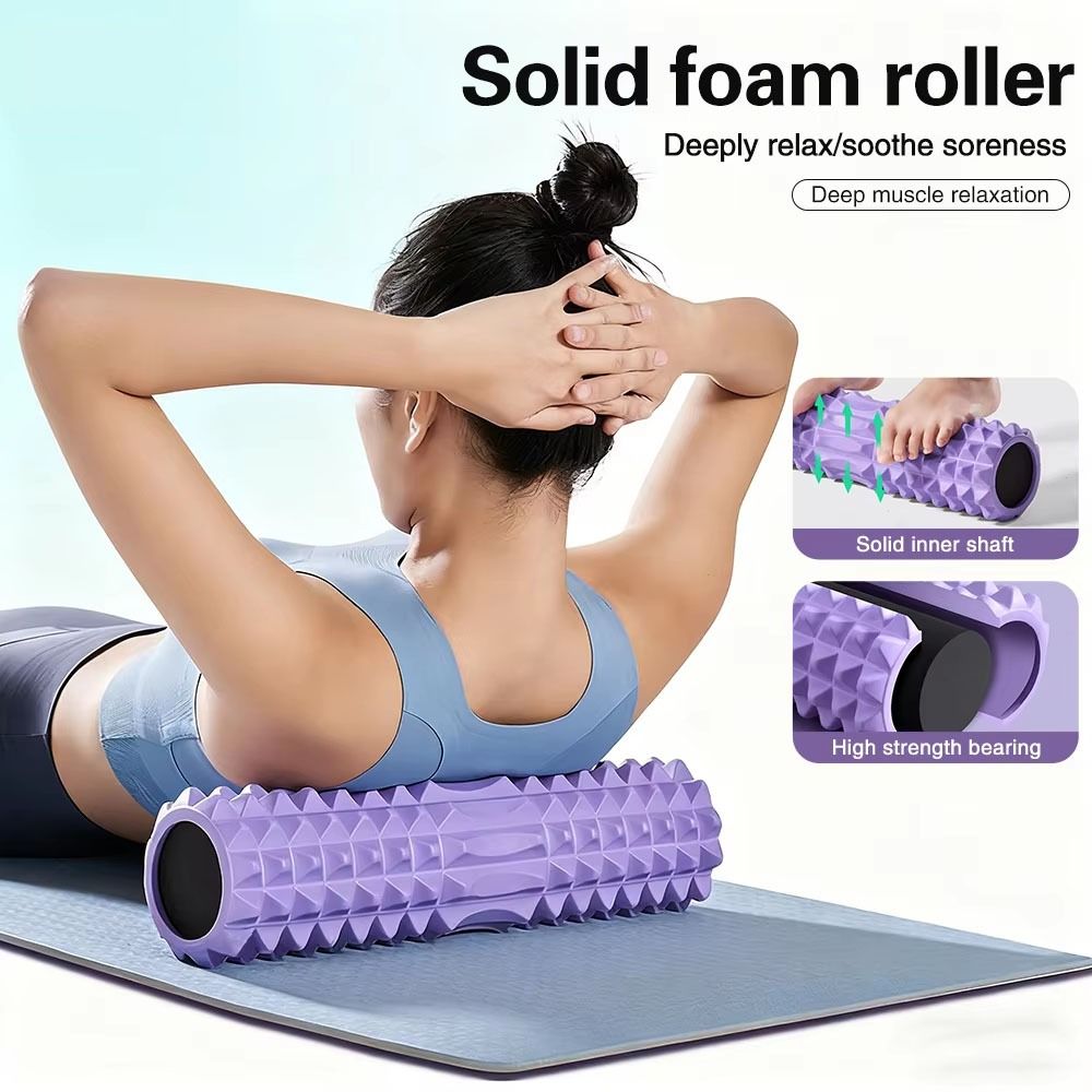 Foam Roller Trigger Point - Roller Busa EVA untuk Pijat Punggung,