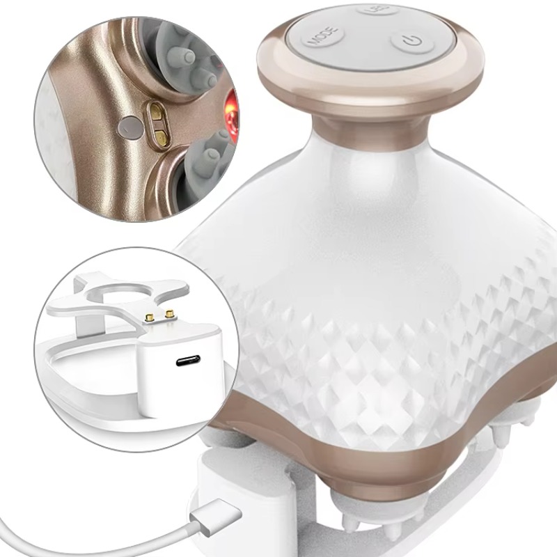 Scalp Massager Electric - Mesin Pijat Kepala Elektrik Portabel Tahan