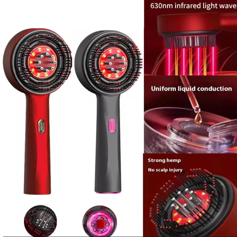 Scalp Massager Electric - Sisir Pijat Getaran Elektrik 3 Mode