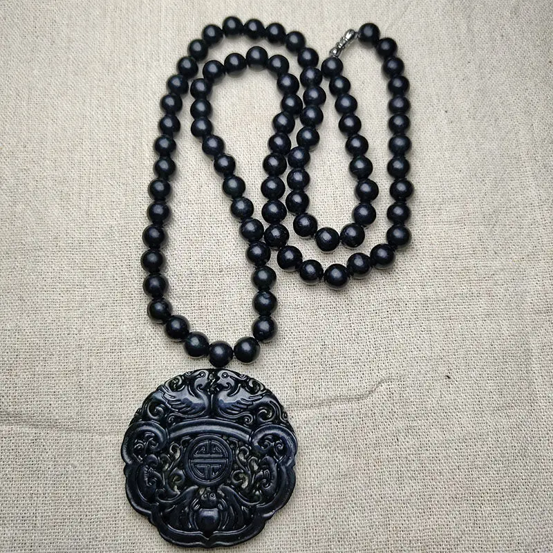 Longevity Health & Wellness Hotel Adults Only - Liontin bebek mandarin hijau tua, batu