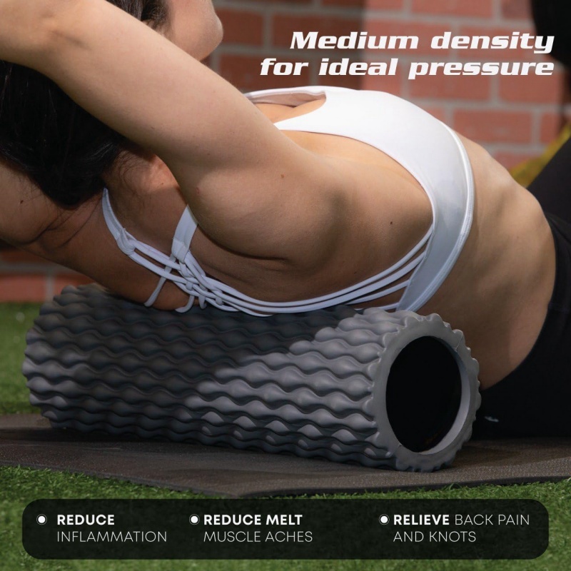 Rol busa bertekstur untuk pija - Foam Roller Trigger Point ulasan dan harga