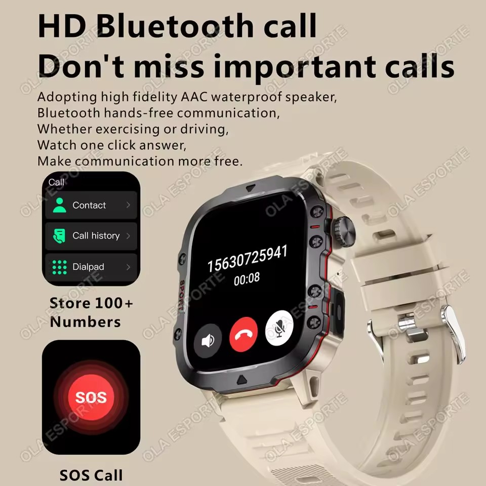 Jam Tangan Pintar Militer Baru - Health Wellness Trends 2026 ulasan dan harga
