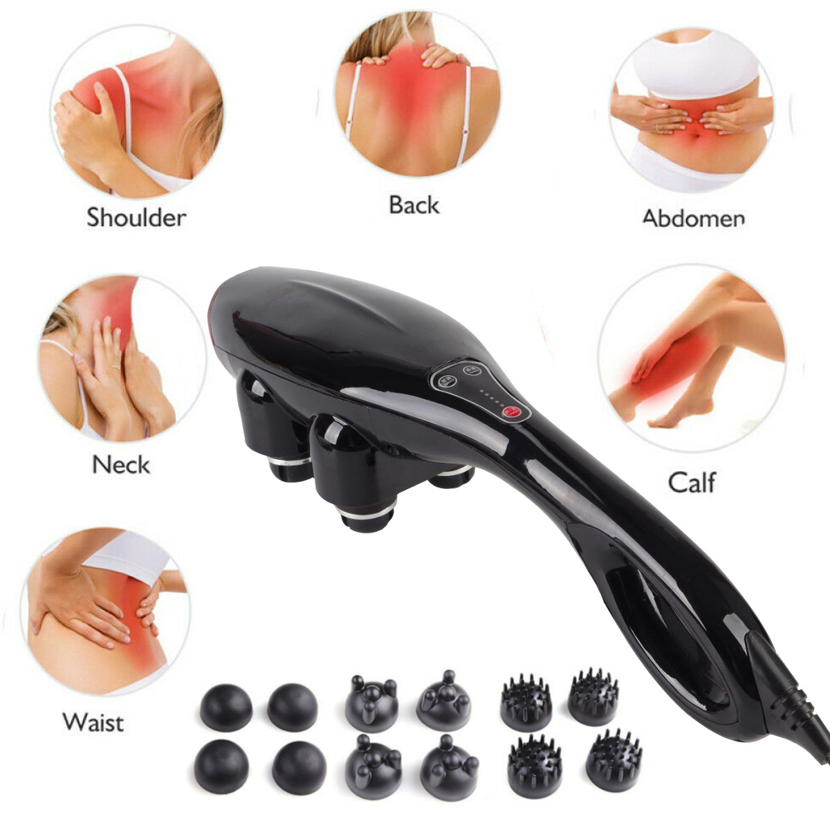 Empat Kepala Kuat Multifungsi  - Scalp Massager Electric ulasan dan harga