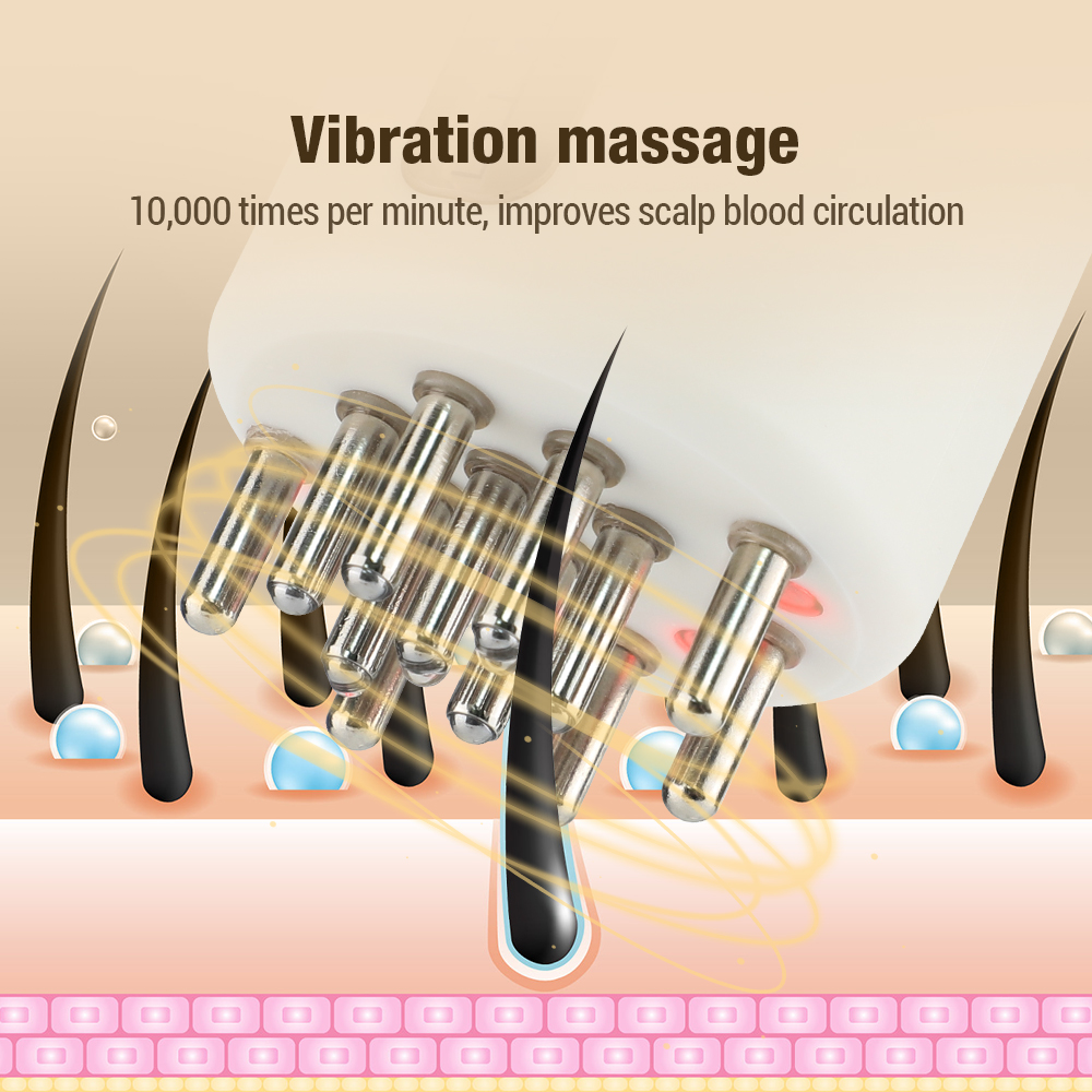 Sisir pijat kepala getaran ele - Scalp Massager Electric ulasan dan harga
