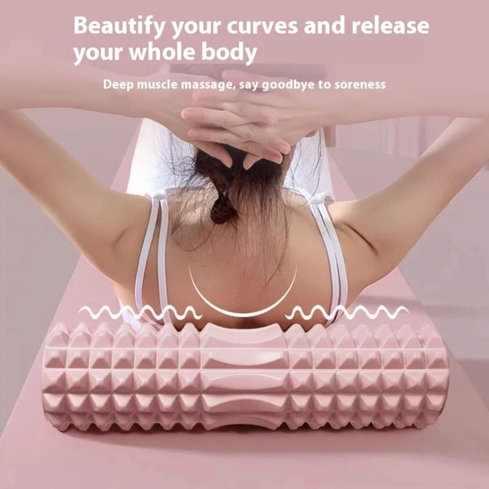 EVA Foam Fitness Back Roll Tri - Foam Roller Trigger Point ulasan dan harga