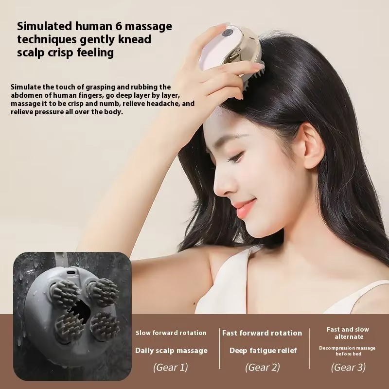 Alat Pijat Kepala Mini Isi Ula - Scalp Massager Electric ulasan dan harga