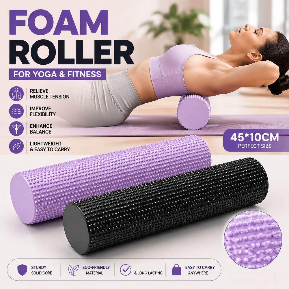 EVA High Density Yoga Foam Rol - Foam Roller Trigger Point ulasan dan harga
