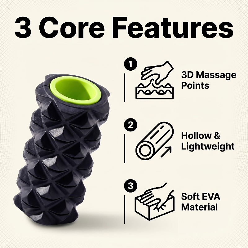 Stik Pijat Otot Kaki dengan Bu - Foam Roller Trigger Point ulasan dan harga
